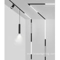 48V recessed magnet led linear track lights system
